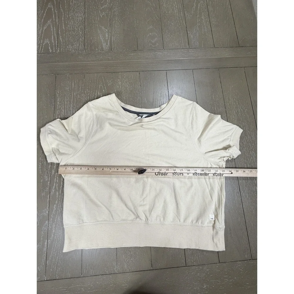 Vuori Cream Short Sleeve Sweatshirt - Picture 7 of 10